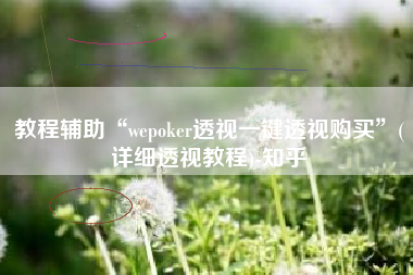教程辅助“wepoker透视一键透视购买	”(详细透视教程)-知乎