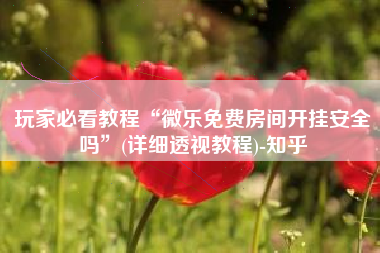 玩家必看教程“微乐免费房间开挂安全吗”(详细透视教程)-知乎