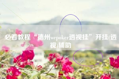 必看教程“德州wepoker透视挂”开挂(透视)辅助