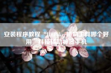 安装程序教程“HHPoker辅助工具哪个好用”科技辅助神器手机