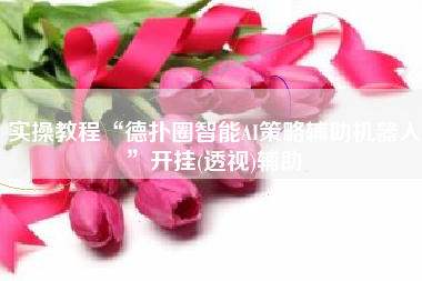 实操教程“德扑圈智能AI策略辅助机器人”开挂(透视)辅助