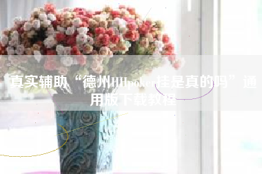 真实辅助“德州HHpoker挂是真的吗”通用版下载教程