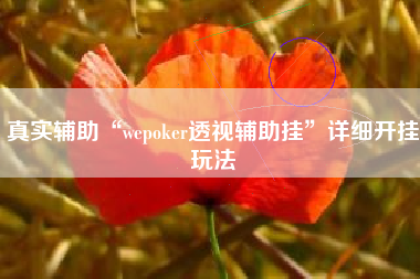 真实辅助“wepoker透视辅助挂”详细开挂玩法