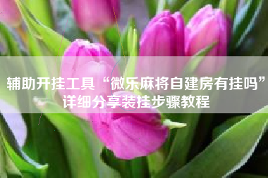 辅助开挂工具“微乐麻将自建房有挂吗”详细分享装挂步骤教程