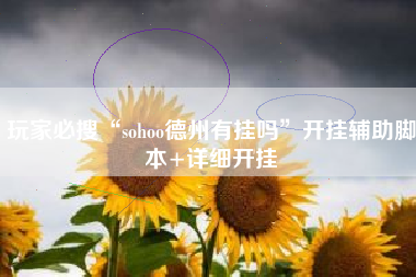 玩家必搜“sohoo德州有挂吗”开挂辅助脚本+详细开挂