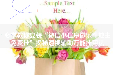 必学教你安装“微信小程序微乐斗地主免费挂”揭秘透视辅助万能挂用法