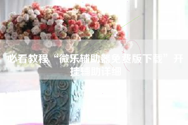 必看教程“微乐辅助器免费版下载”开挂辅助详细