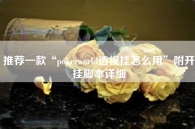推荐一款“pokerworld透视挂怎么用	”附开挂脚本详细