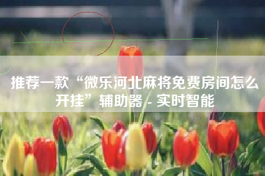 推荐一款“微乐河北麻将免费房间怎么开挂	”辅助器 - 实时智能