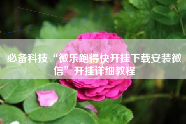 必备科技“微乐跑得快开挂下载安装微信”开挂详细教程