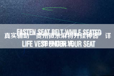 真实辅助“贵州微乐麻将开挂神器”详细开挂玩法