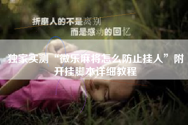 独家实测“微乐麻将怎么防止挂人”附开挂脚本详细教程