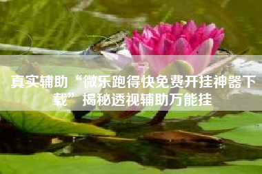 真实辅助“微乐跑得快免费开挂神器下载	”揭秘透视辅助万能挂