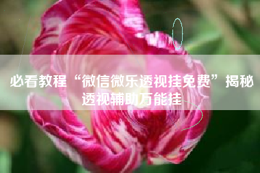 必看教程“微信微乐透视挂免费”揭秘透视辅助万能挂