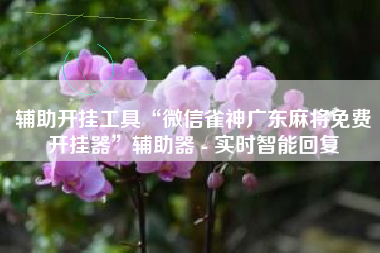 辅助开挂工具“微信雀神广东麻将免费开挂器	”辅助器 - 实时智能回复