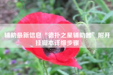 辅助最新信息“德扑之星辅助器	”附开挂脚本详细步骤