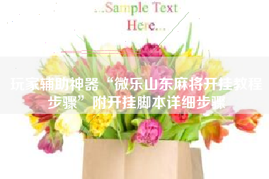 玩家辅助神器“微乐山东麻将开挂教程步骤”附开挂脚本详细步骤