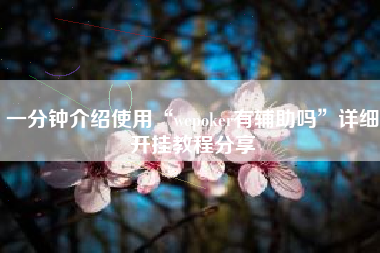 一分钟介绍使用“wepoker有辅助吗”详细开挂教程分享