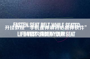 开挂教程“手机雀神麻将必赢神软件	”辅助软件教程(透视)