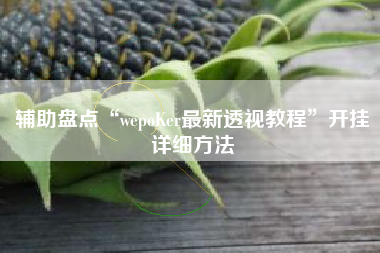 辅助盘点“wepoKer最新透视教程”开挂详细方法