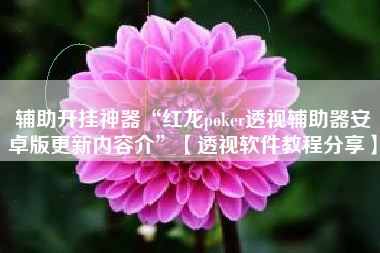 辅助开挂神器“红龙poker透视辅助器安卓版更新内容介	”【透视软件教程分享】