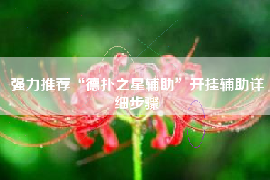 强力推荐“德扑之星辅助	”开挂辅助详细步骤