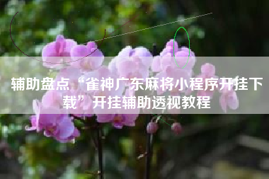 辅助盘点“雀神广东麻将小程序开挂下载”开挂辅助透视教程