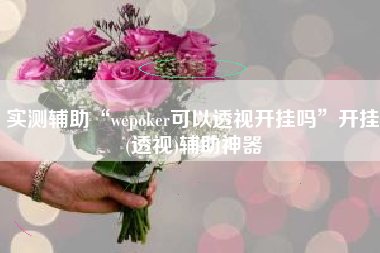 实测辅助“wepoker可以透视开挂吗”开挂(透视)辅助神器