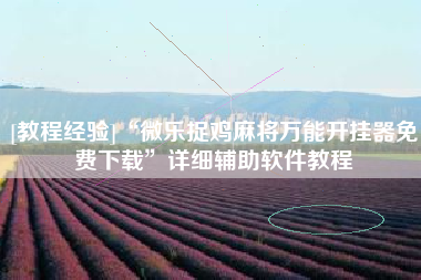 [教程经验]“微乐捉鸡麻将万能开挂器免费下载	”详细辅助软件教程